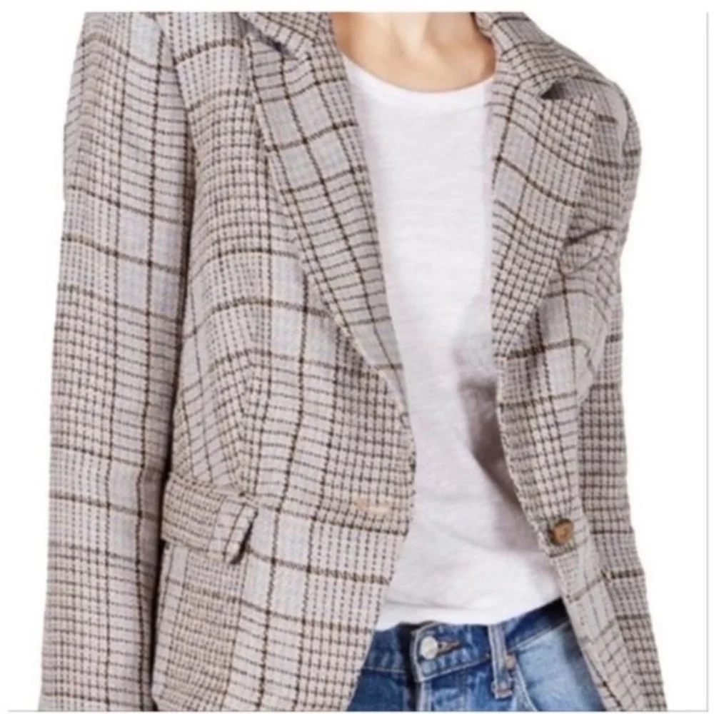 Free People Chess Blazer - Picture 2 of 6